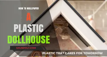 Wallpapering a Plastic Dollhouse: A Step-by-Step Guide