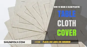 Easy Steps to Clean Your Clear Plastic Tablecloth Cover