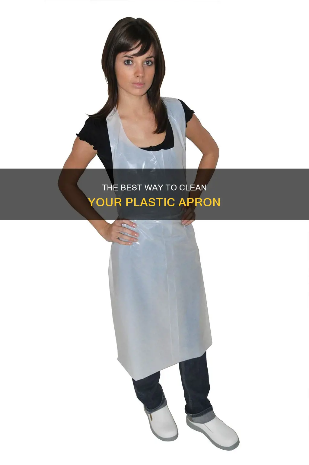 how to wash a plastic apron