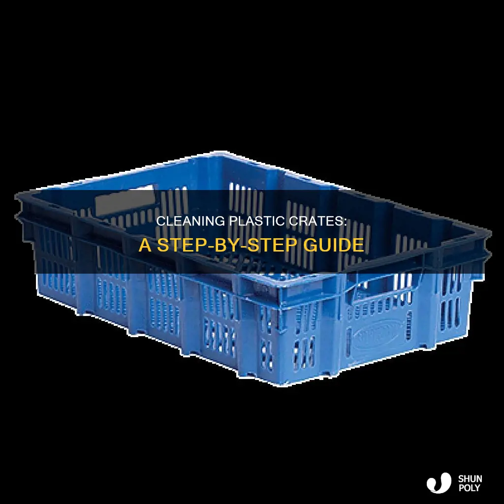how to wash a plastic crate