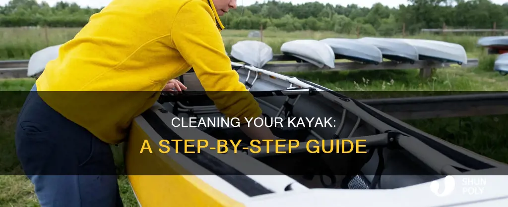 how to wash a plastic kayak