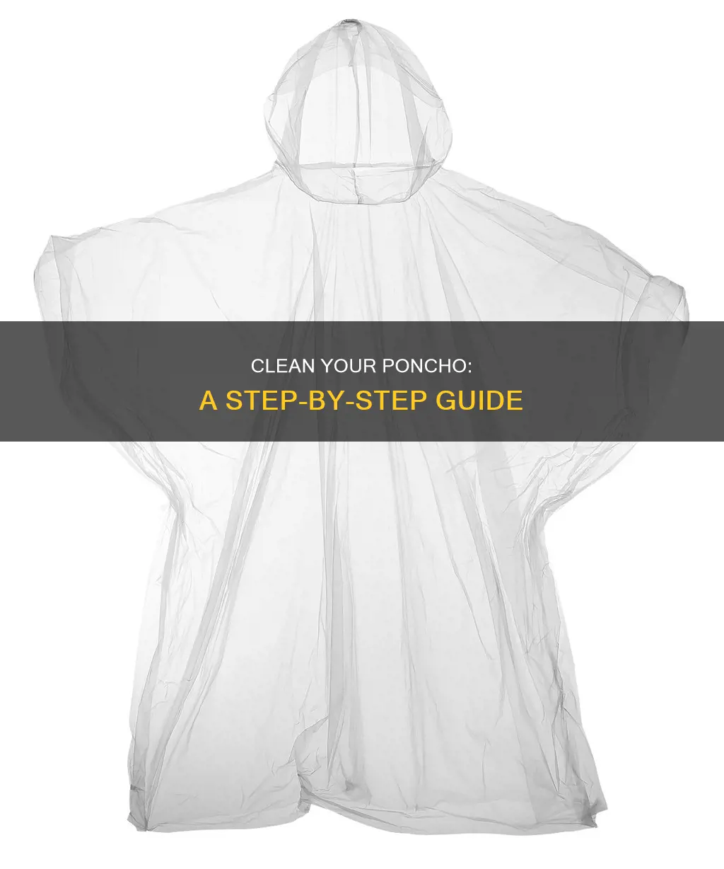 how to wash a plastic poncho