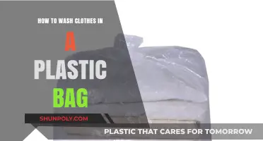 Easy Plastic Bag Laundry Hack: Washing Clothes on the Go