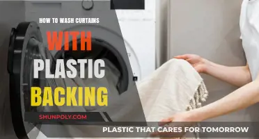 Effective Ways to Wash Curtains with Plastic Backing