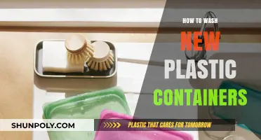 Washing New Plastic Containers: A Step-by-Step Guide