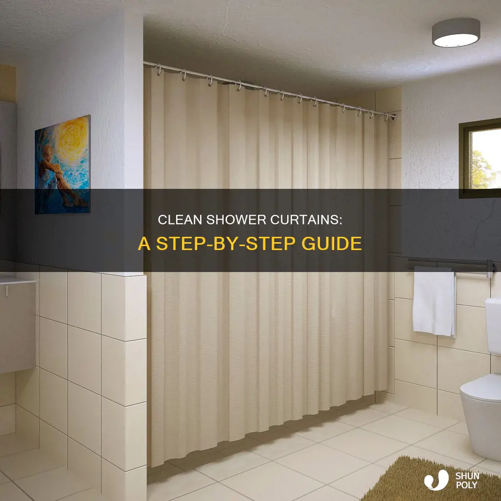 how to wash plastic dhower curtain