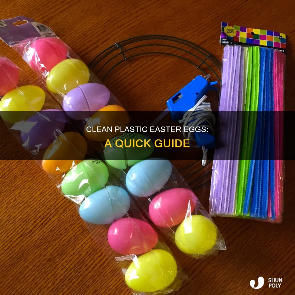 how to wash plastic easter eggs
