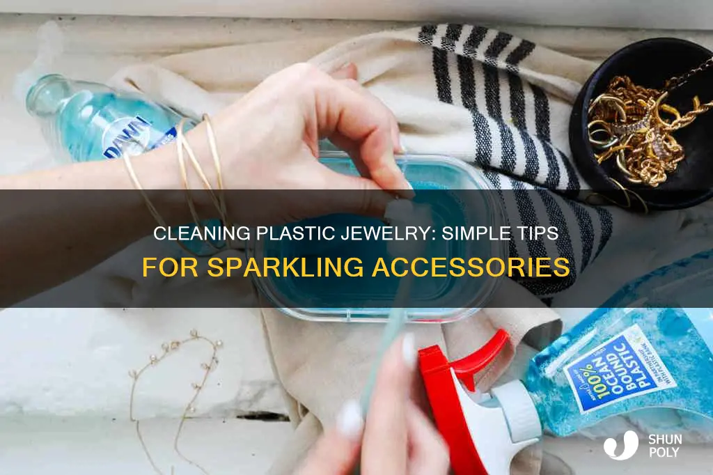 how to wash plastic fake jewelry