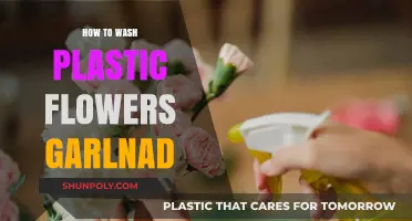 Clean Plastic Flower Garlands: A Step-by-Step Guide