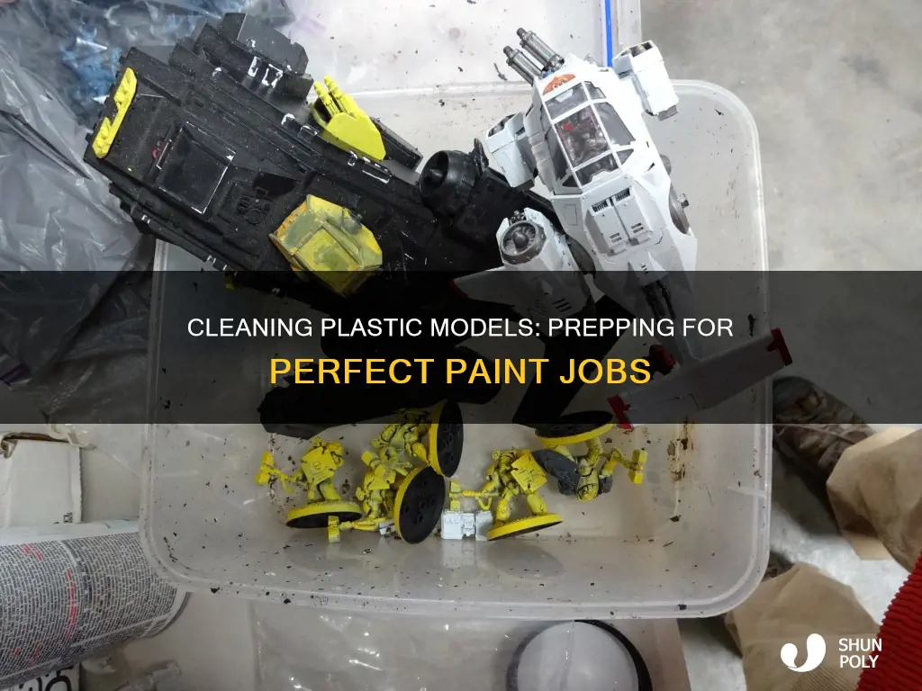 how to wash plastic models before painting