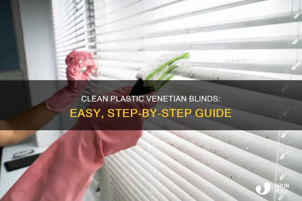 how to wash plastic venetian blinds