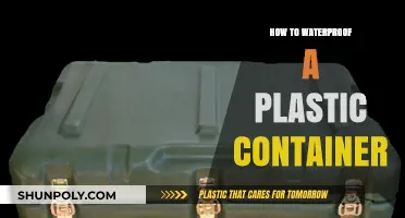 Waterproofing Plastic Containers: Simple Steps to Success