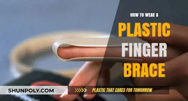 The Perfect Way to Wear a Plastic Finger Brace