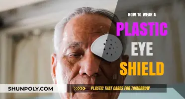 Protective Style: Wearing a Plastic Eye Shield