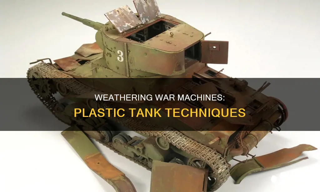 how to weather a plastic model tank