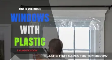 Weatherizing Windows: Plastic Seal for Winter
