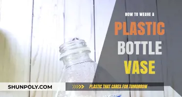 Creative Upcycling: Weave a Stunning Vase from Plastic Bottles