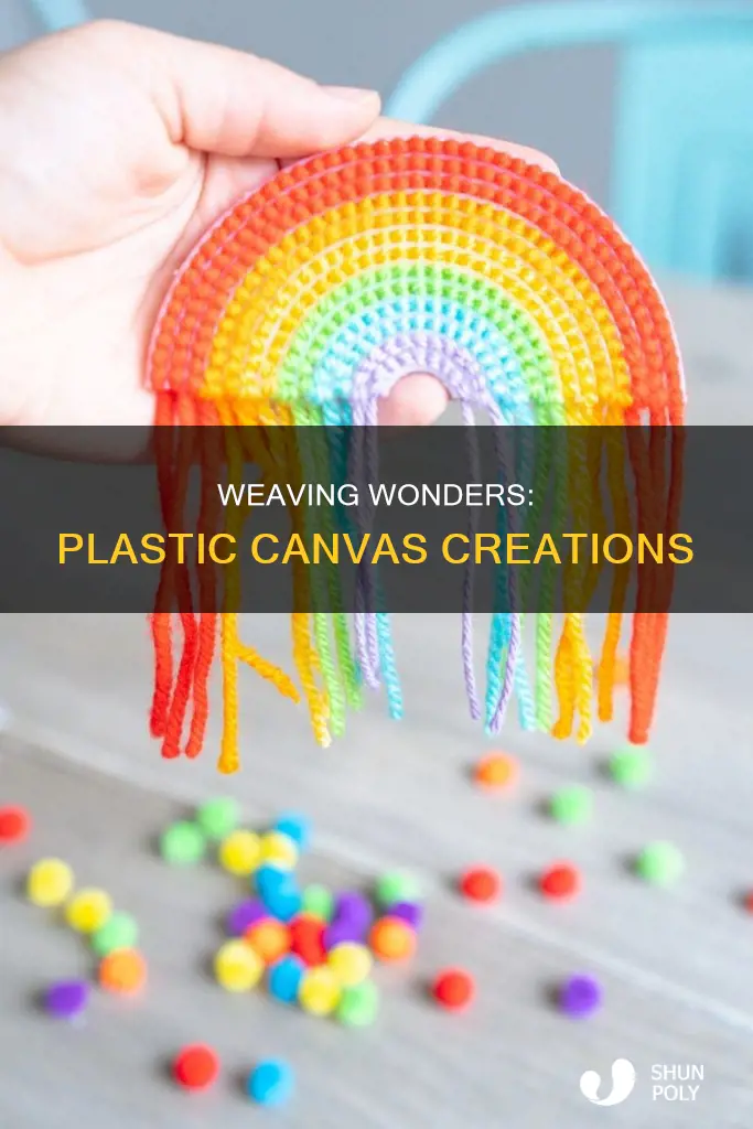 how to weave on plastic canvas