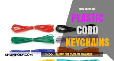 Weaving Plastic Cord Keychains: A Step-by-Step Guide