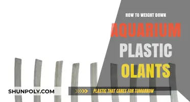 Aquascaping: Weighing Down Plastic Plants in Your Aquarium