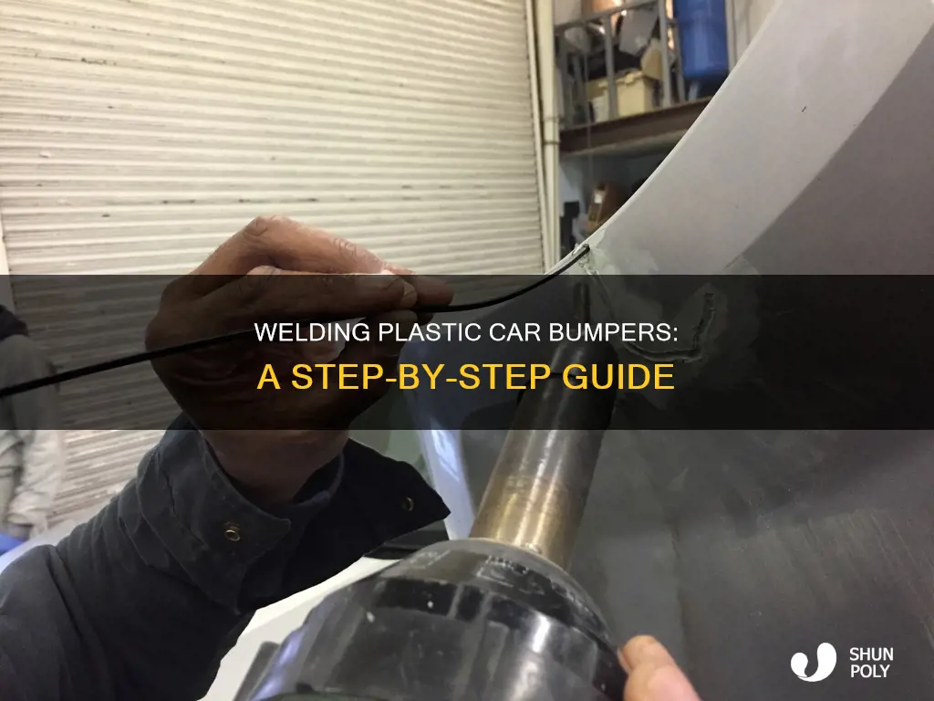 how to weld a plastic car bumper