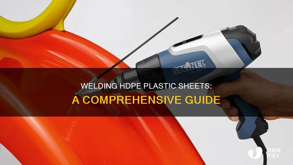 how to weld hdpe plastic sheets