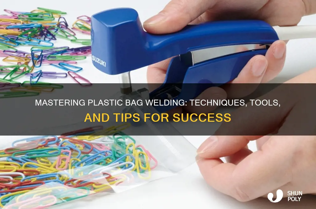 how to weld plastic bag
