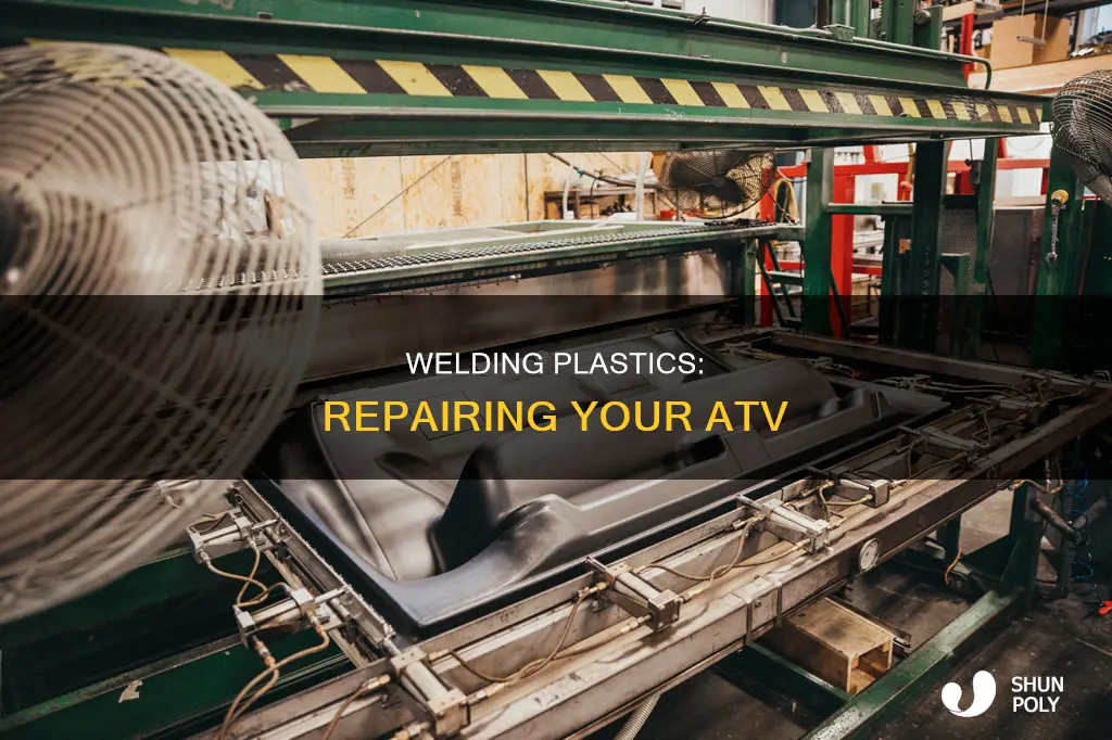 how to weld the plastic on atv