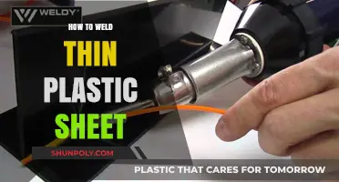 Welding Thin Plastic Sheets: Techniques and Tips