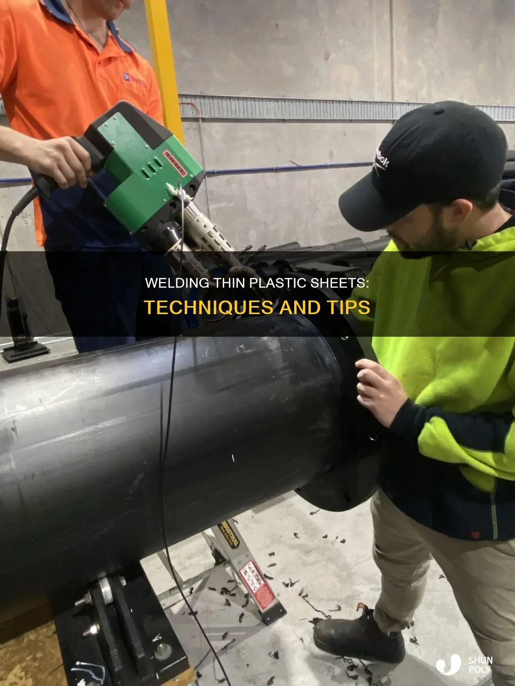 how to weld thin plastic sheet