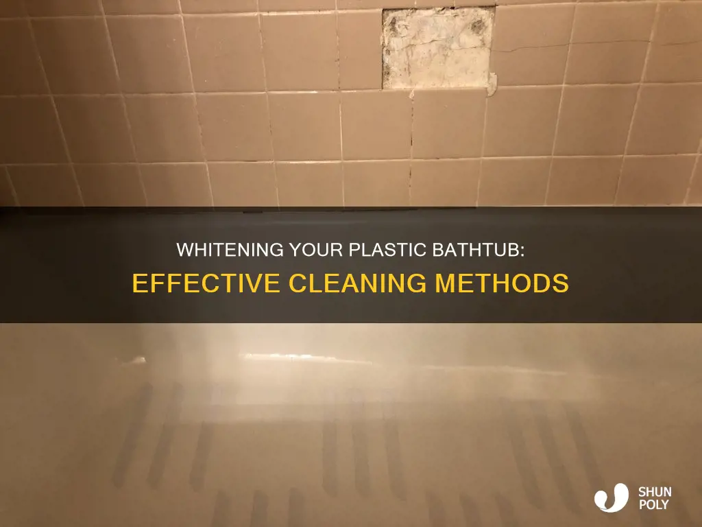 how to whiten a plastic bathtub