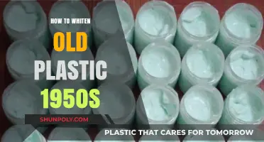 Reviving Old Plastic: Whitening Techniques for 1950s Plastic