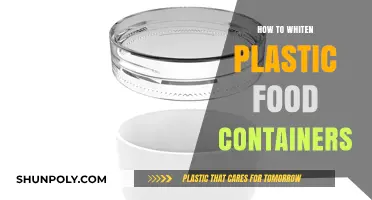 Whitening Plastic Food Containers: Effective Cleaning Methods