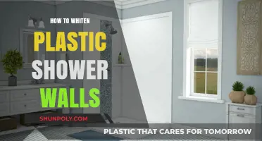 Cleaning Plastic Shower Walls: Getting Them Sparkling White