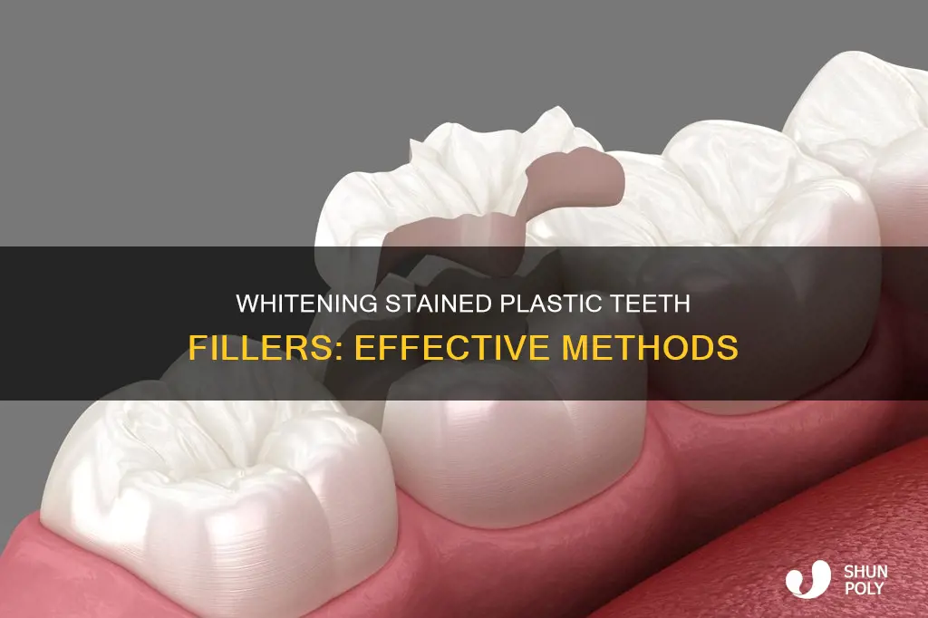 how to whiten stained plastic teeth fillers