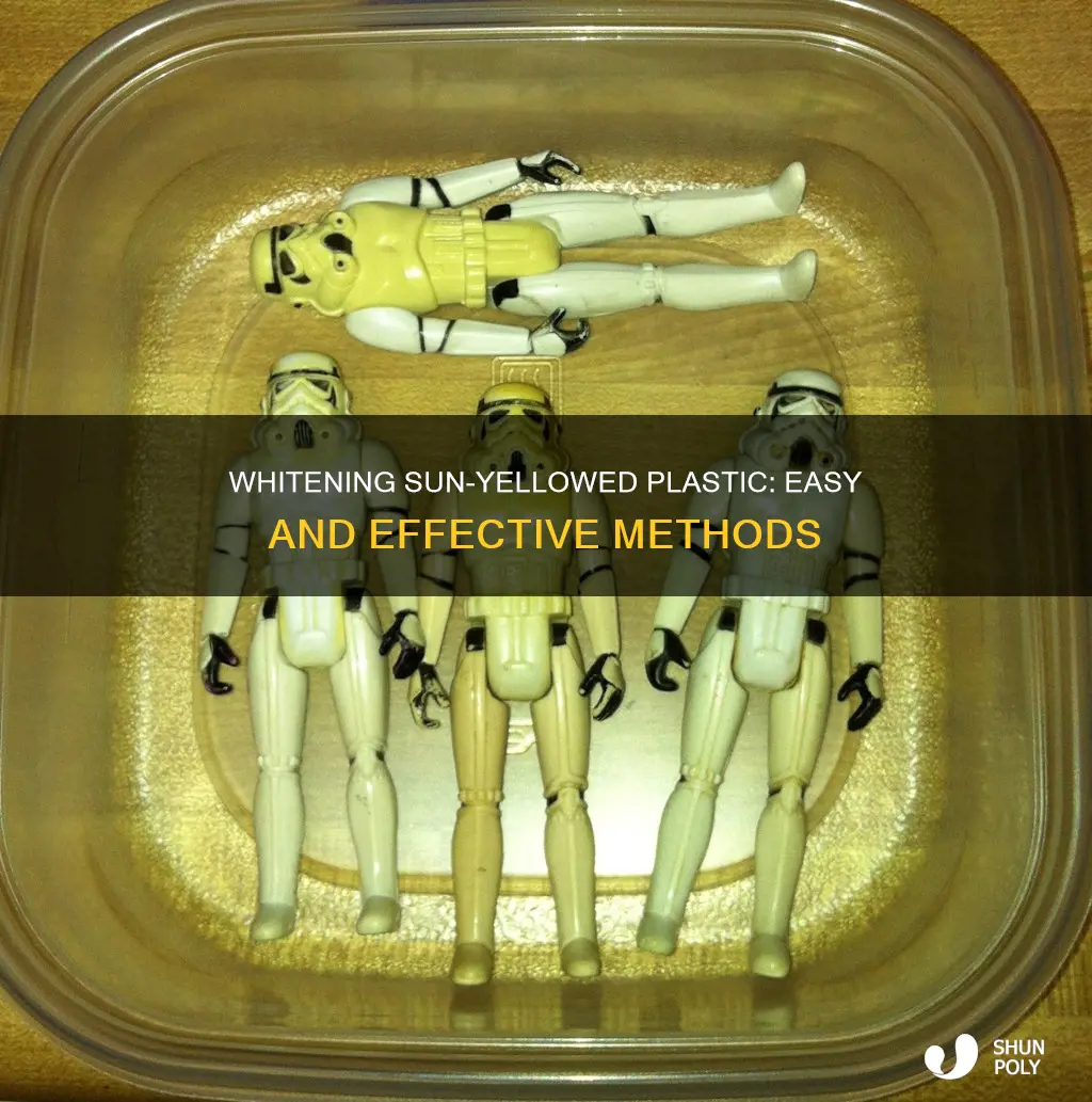 how to whiten sun yellowed plastic