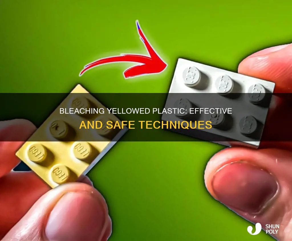 how to whiten yellowed plastic with bleach