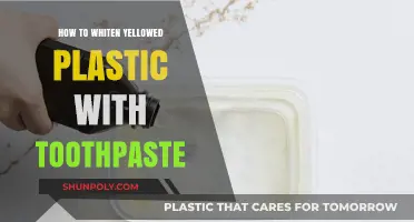 Whitening Yellowed Plastic: Toothpaste to the Rescue!