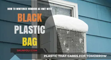 Winterizing Your Window AC: Easy Black Plastic Bag Method