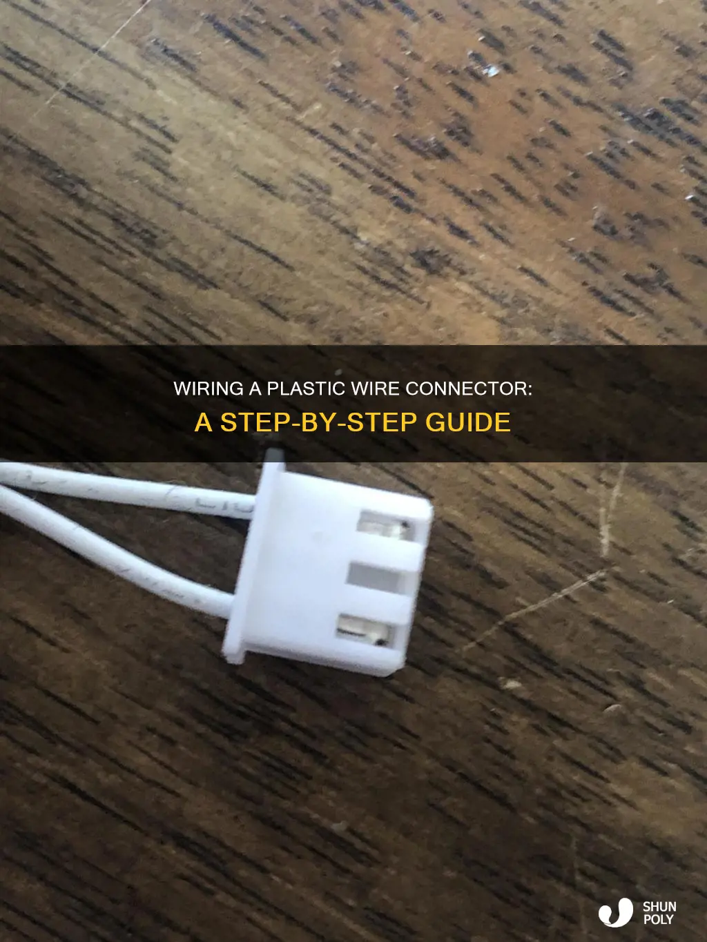 how to wire a plastic wire connector