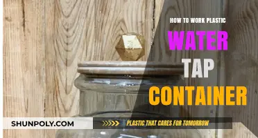 Unlocking the Plastic Water Tap Container: A Step-by-Step Guide