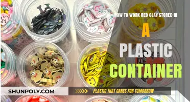 Working with Red Clay: Plastic Container Tips