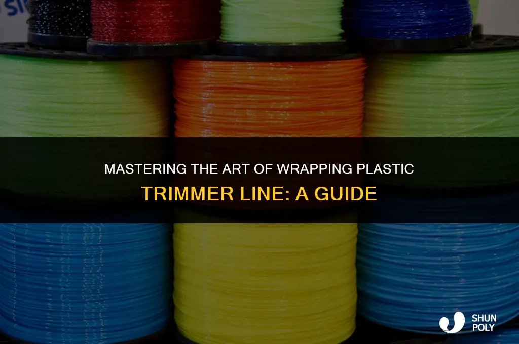 how to wrap plastic trimmer line