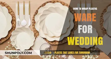 Elegant and Eco-Friendly: Wrapping Plastic Ware for Your Wedding Day