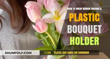 Elegant Ribbon-Wrapped Bouquet Holders: A Simple DIY Guide