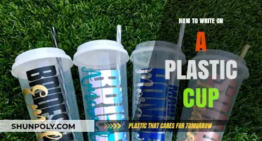Writing on Plastic Cups: Ultimate Guide to Success