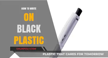 Writing on Black Plastic: Tips and Tricks