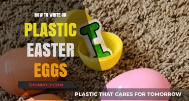 Creative Ways to Write on Plastic Easter Eggs