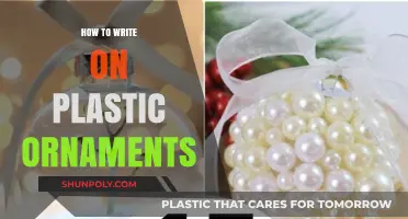 Crafting on Plastic Ornaments: Guide to Writing