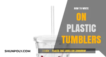 Personalizing Plastic Tumblers: DIY Guide